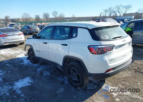 2019 Jeep Compass Sport 4X4 from USA, damaged, VIN 3C4NJDAB3KT854089